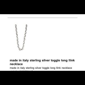 COPY - COPY - Toggle long link necklace..